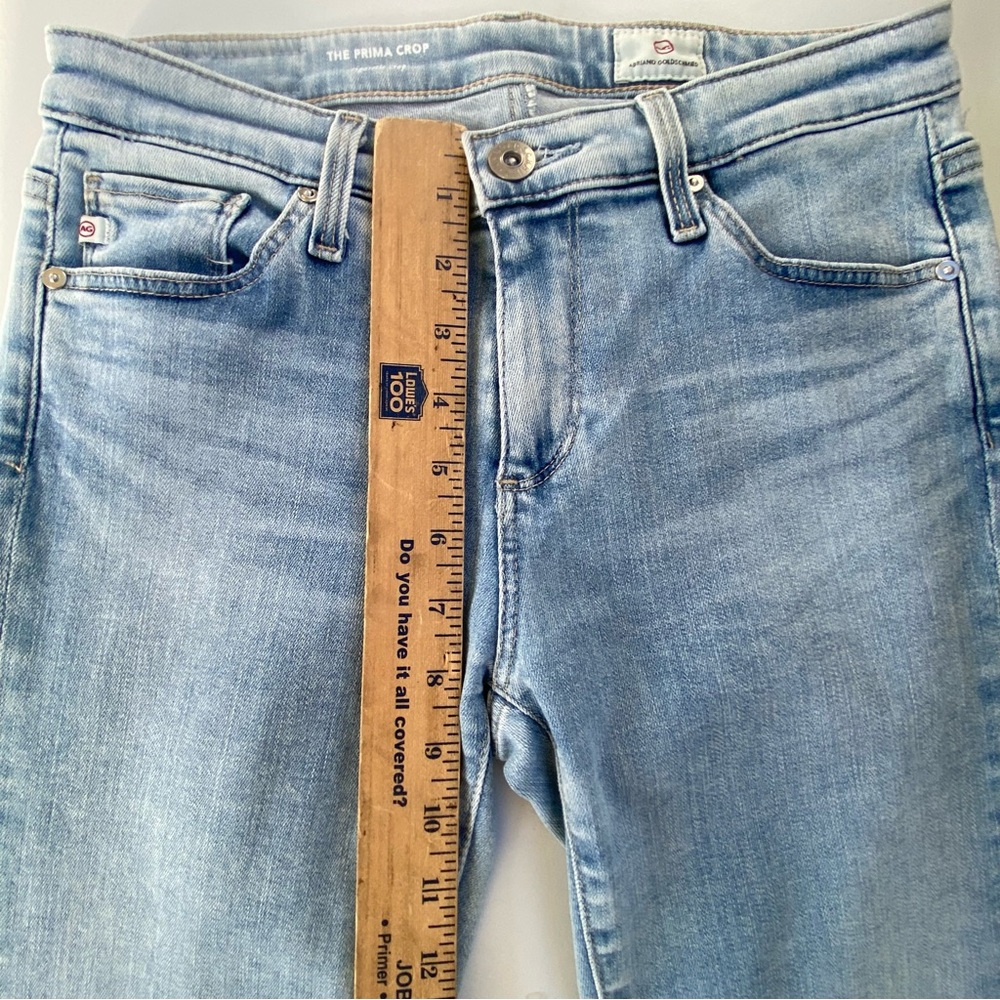 Adriano Goldschmied the Prima Crop Cigarette leg size 25 0 light wash new nwt - Picture 2 of 10